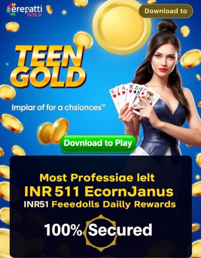 Teen Patti Gold Download Banner